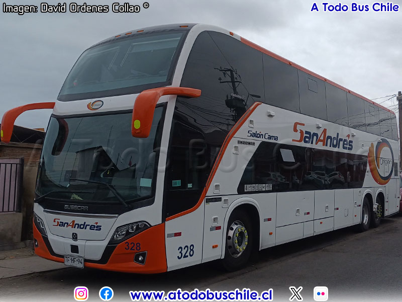 Busscar Vissta Buss DD / Mercedes Benz O-500RSD-2448 BlueTec5 / Origen San Andrés