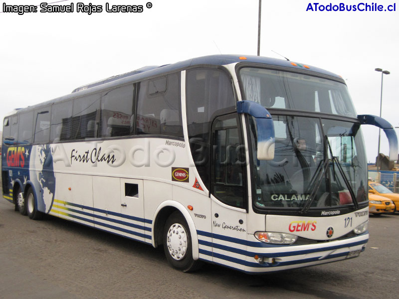 Marcopolo Paradiso G6 1200 / Volvo B-10R / Vía Géminis S.A.