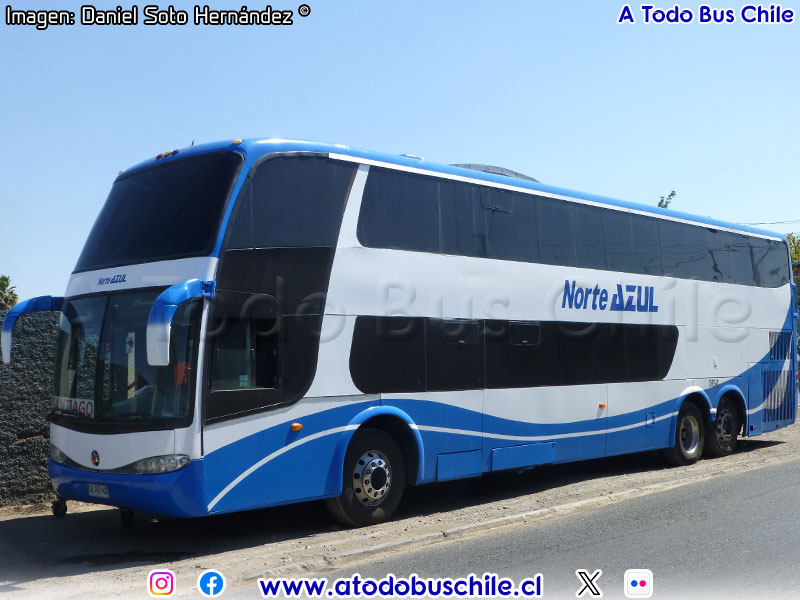 Marcopolo Paradiso G6 1800DD / Mercedes Benz O-500RSD-2442 / Buses Norte Azul
