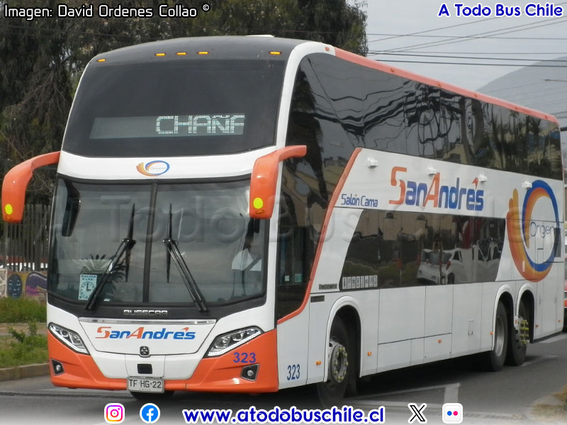Busscar Vissta Buss DD / Mercedes Benz O-500RSD-2448 BlueTec5 / Origen San Andrés