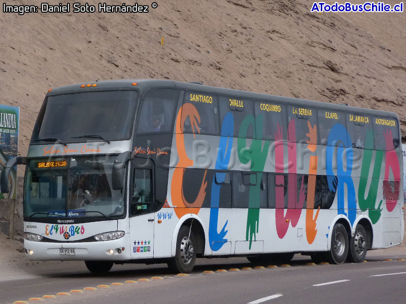 Marcopolo Paradiso G6 1800DD / Scania K-420B / Elqui Bus (Auxiliar Pullman Bus)