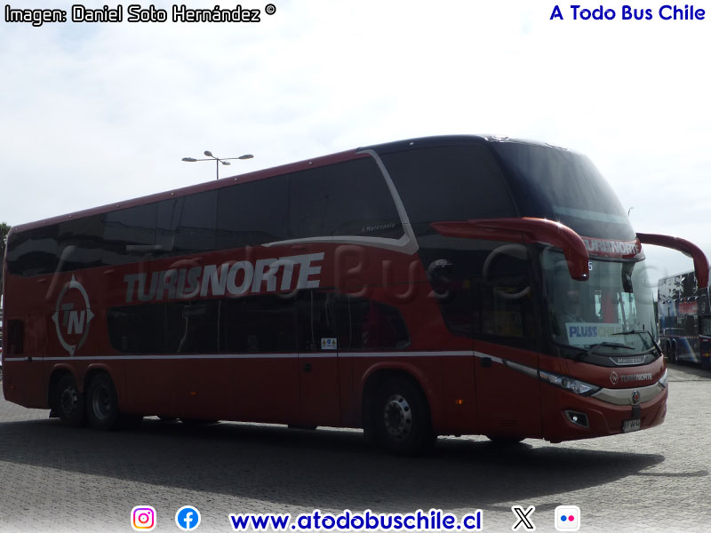 Marcopolo Paradiso New G7 1800DD / Scania K-400B eev5 / TurisNorte (Auxiliar Pluss Chile)