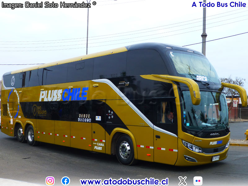 Comil Campione Invictus DD / Volvo B-450R Euro5 / Pluss Chile