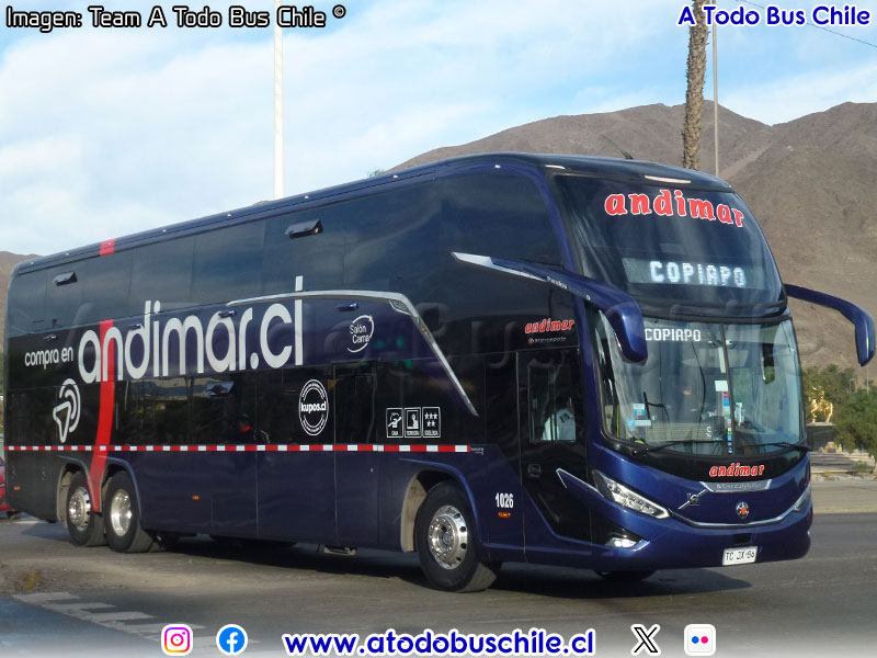 Marcopolo Paradiso G8 1800DD / Volvo B-450R Euro5 / Nueva Andimar