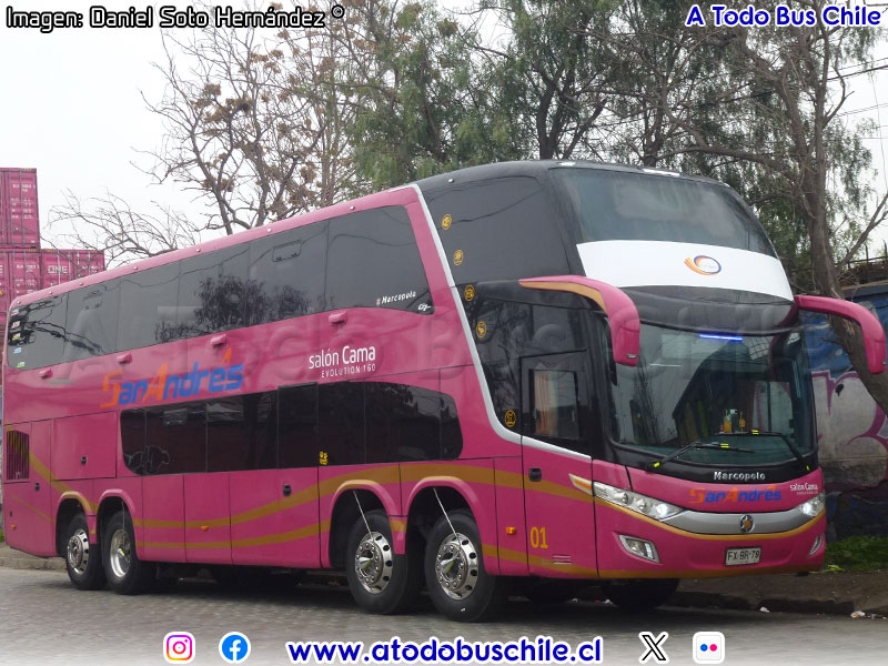 Marcopolo Paradiso G7 1800DD / Volvo B-430R 8x2 / Origen San Andrés