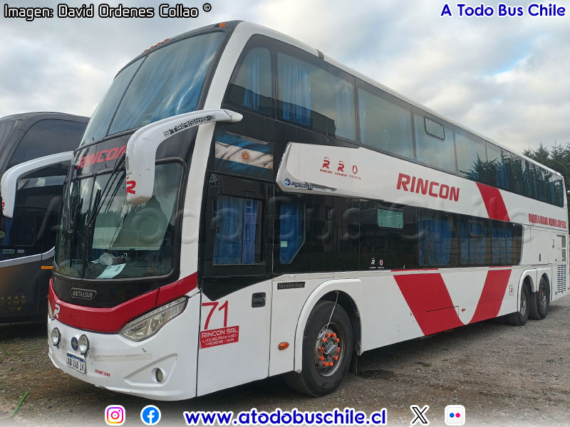 Metalsur Starbus 3 DP / Mercedes Benz O-500RSD-2436 BlueTec5 / Transportes Rincón S.R.L. (Argentina)