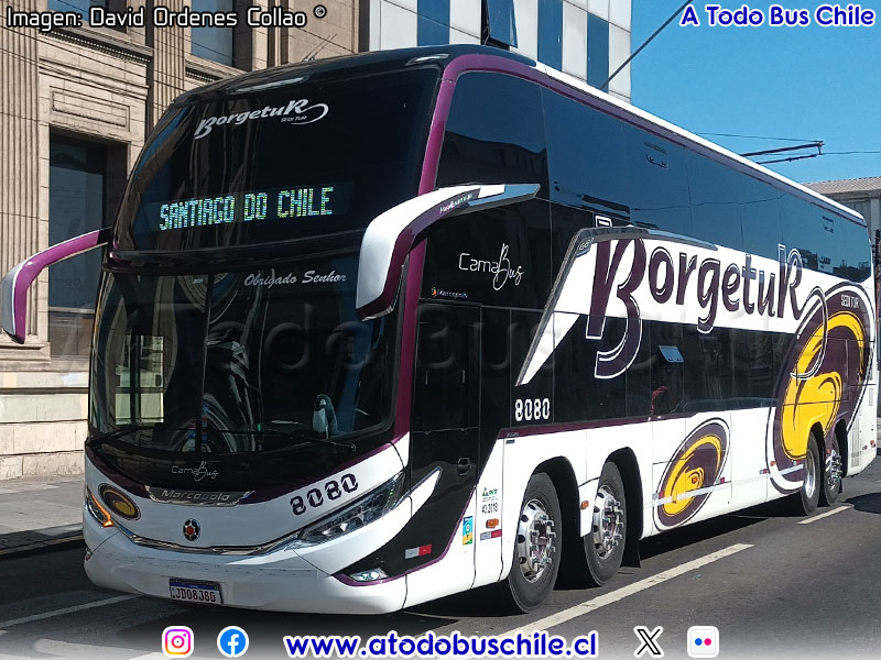 Marcopolo Paradiso G8 1800DD / Volvo B-510R 8x2 Euro6 / Borgetur (Río Grande do Sul - Brasil)