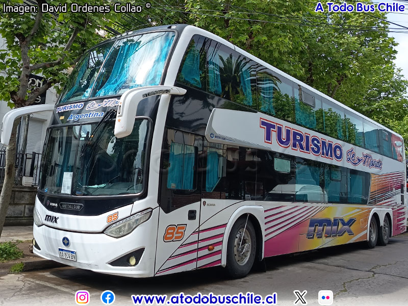 Metalsur Starbus 3 DP / Scania K-400B eev5 / Turismo Le Monde (Argentina)