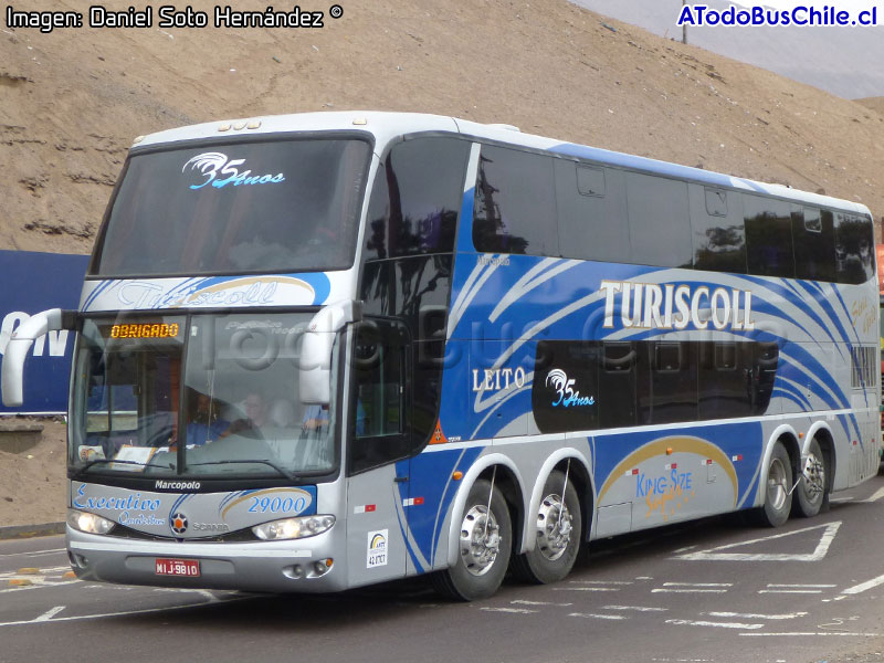 Marcopolo Paradiso G6 1800DD / Scania K-420B 8x2 / Turiscoll Viagens (Santa Catarina - Brasil)