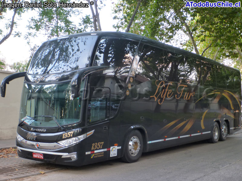 Marcopolo Paradiso G7 1600LD / Scania K-420B / Life Tur (Río Grande do Sul - Brasil)