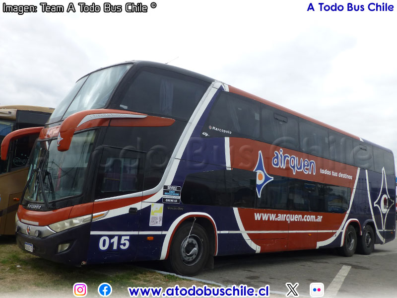 Marcopolo Paradiso G7 1800DD / Mercedes Benz O-500RSD-2436 BlueTec5 / Airquen Viajes & Turismo S.R.L. (Argentina)