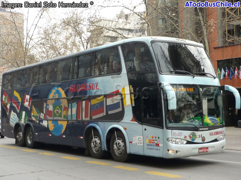 Marcopolo Paradiso G6 1800DD / Scania K-124IB 8x2 / Globosul Agência de Viagens & Turismo (Santa Catarina - Brasil)