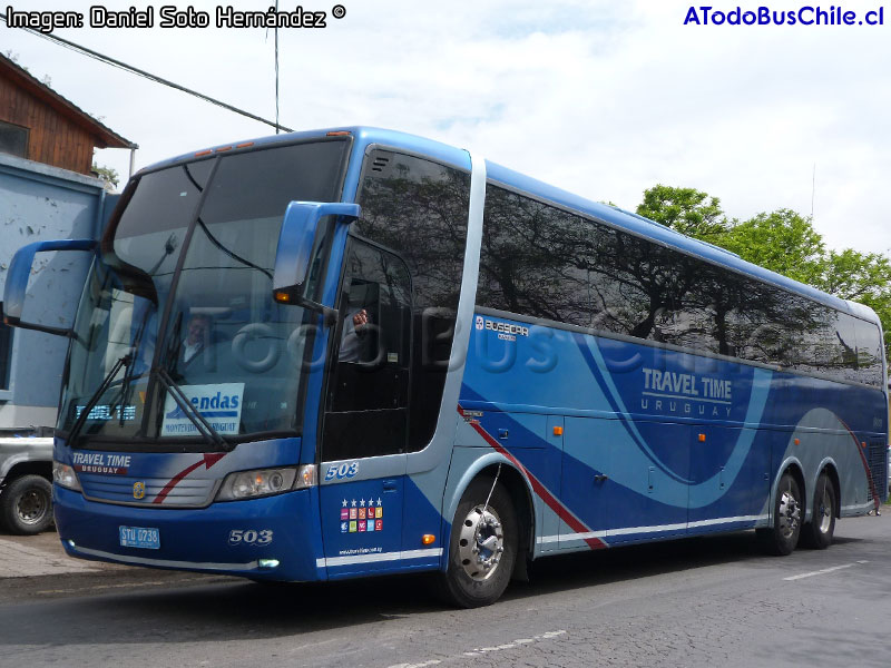 Busscar Vissta Buss HI / Mercedes Benz O-400RSD Eletrônico / Travel Time Uruguay