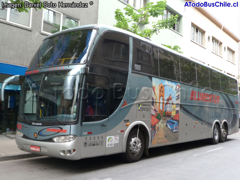 Marcopolo Paradiso G6 1550LD / Scania K-124IB / Blumentur Turismo (Santa Catarina - Brasil)