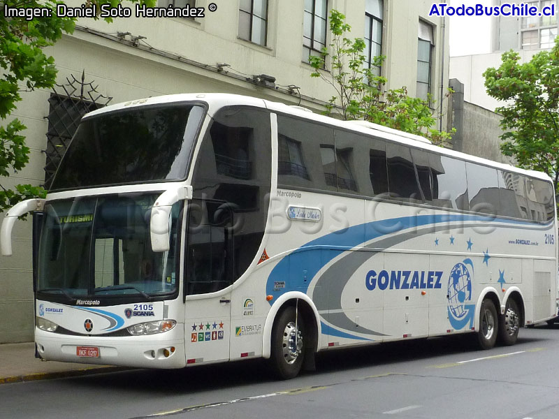 Marcopolo Paradiso G6 1550LD / Scania K-124IB / Transportes González (Río Grande do Sul - Brasil)