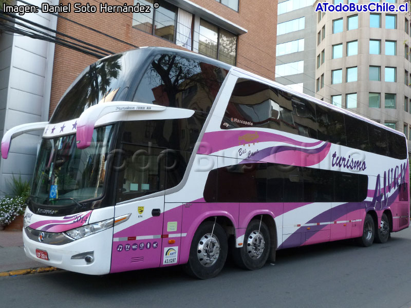 Marcopolo Paradiso G7 1800DD / Volvo B-450R 8x2 Euro5 / Alvan Turismo (Río Grande do Sul - Brasil)