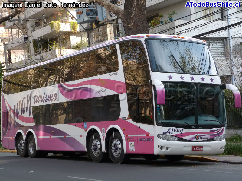 Marcopolo Paradiso G6 1800DD / Scania K-420 8x2 / Alvan Turismo (Río Grande do Sul - Brasil)