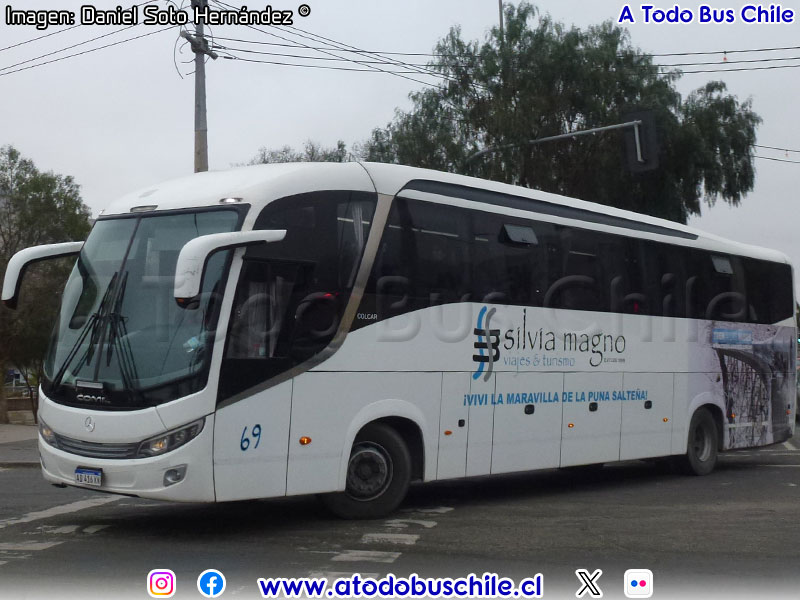Comil Campione Invictus 1200 / Mercedes Benz O-500RS-1836 BlueTec5 / Silvia Magno Viajes & Turismo (Salta - Argentina)