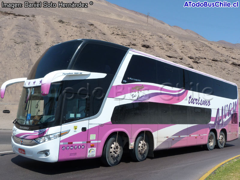 Marcopolo Paradiso G7 1800DD / Volvo B-450R 8x2 Euro5 / Alvan Turismo (Río Grande do Sul - Brasil)
