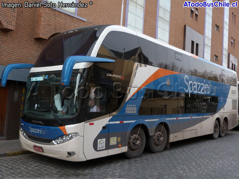 Comil Campione DD / Scania K-420B 8x2 / Spazzini Tur (Río Grande do Sul - Brasil)