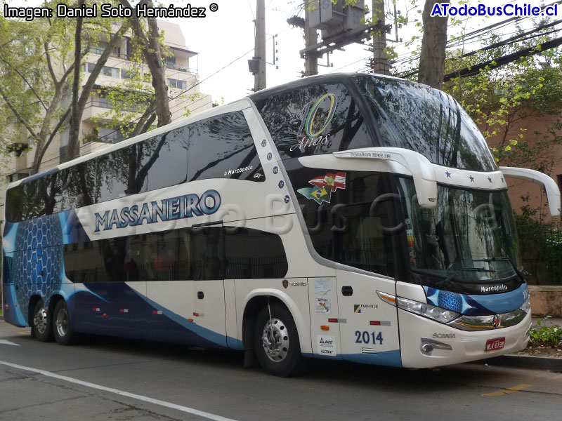 Marcopolo Paradiso G7 1800DD / Scania K-400B eev5 / Massaneiro Turismo (Santa Catarina - Brasil)