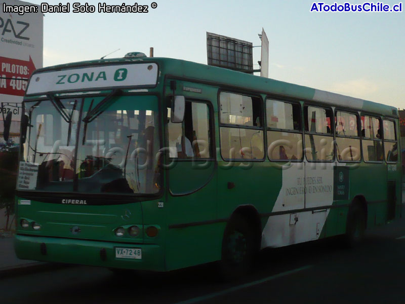 Ciferal Turquesa / Mercedes Benz OH-1418 / Servicio Alimentador I-13