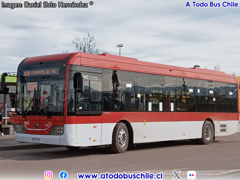 Yutong ZK6128BEVG / Servicio Alimentador G-38