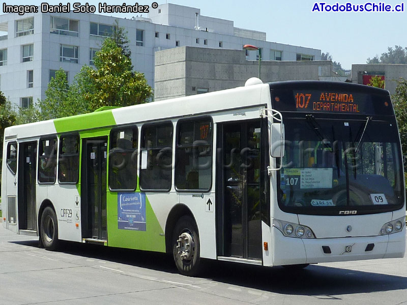 Induscar Caio Mondego L / Volvo B-7R-LE / Servicio Troncal 107