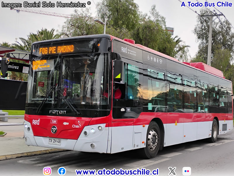 Foton E-Bus U-12 SC / Servicio Alimentador F-06 (T926)