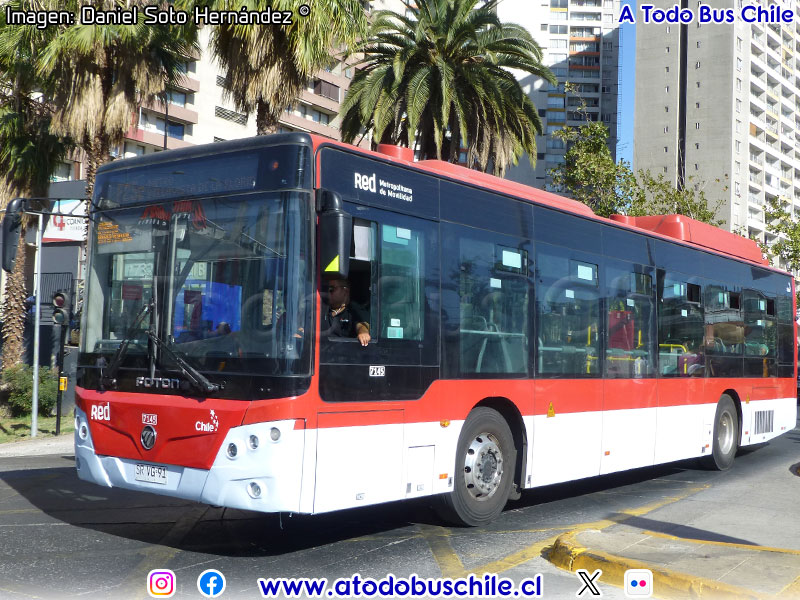 Foton E-Bus U-12 SC / Servicio Alimentador F-25e