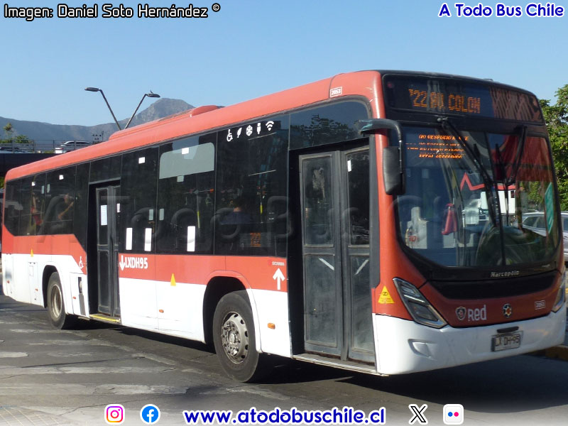 Marcopolo Torino Low Entry / Scania K-280UB eev6 / Servicio Troncal 722