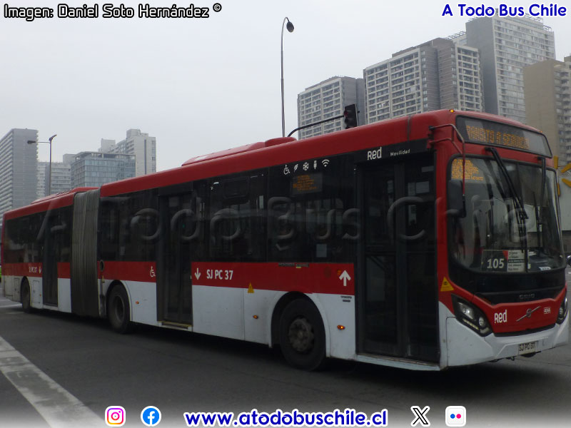 Induscar Caio Mondego II / Volvo B-8R-LEA Euro6 / Servicio Troncal 105