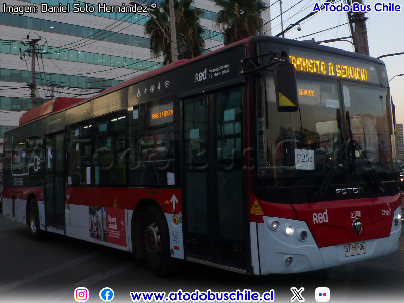 Foton E-Bus U-12 SC / Servicio Alimentador F-25e