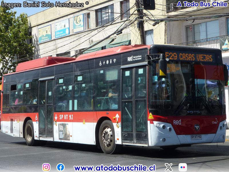 Foton E-Bus U-12 SC / Servicio Alimentador F-29