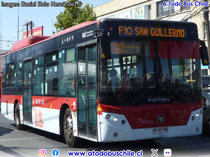Foton E-Bus U-12 SC / Servicio Alimentador F-10 (T1040)