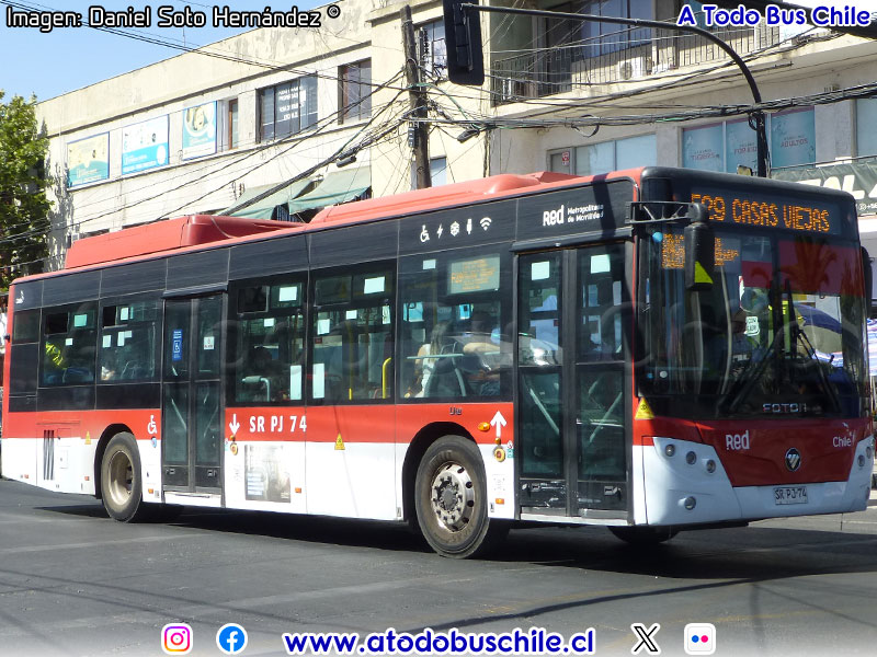 Foton E-Bus U-12 SC / Servicio Alimentador F-29 (T1059)