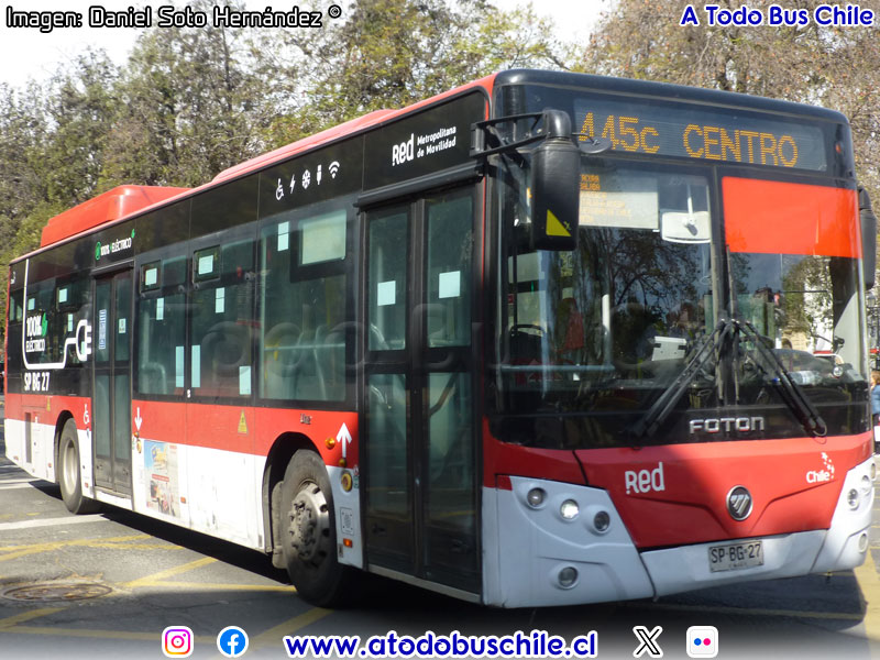 Foton E-Bus U-12 SC / Servicio Troncal 445c