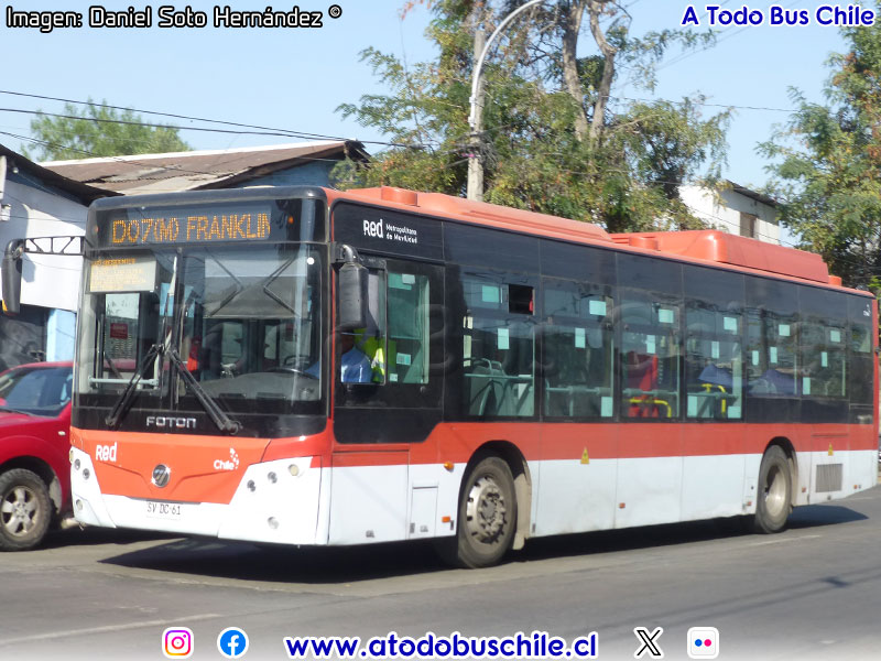 Foton E-Bus U-12 SC / Servicio Alimentador D-07