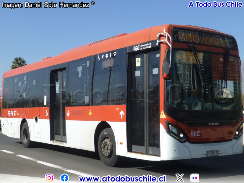 Induscar Caio Mondego II / Scania K-280UB eev5 / Servicio Troncal 411