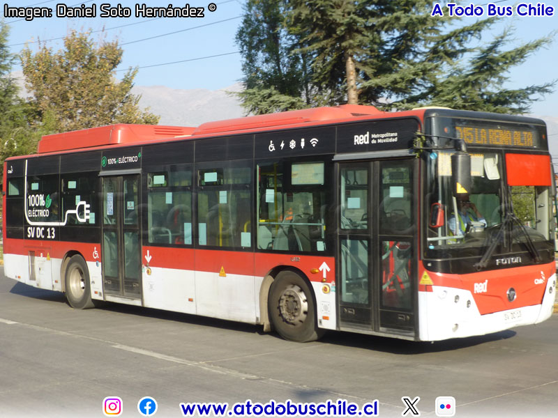 Foton E-Bus U-12 SC / Servicio Alimentador D-15