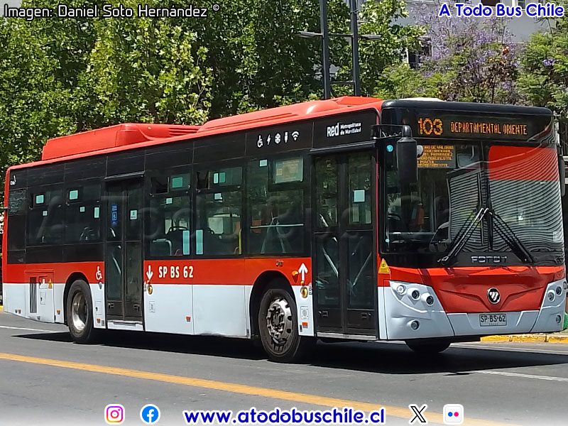 Foton E-Bus U-12 SC / Servicio Troncal 103