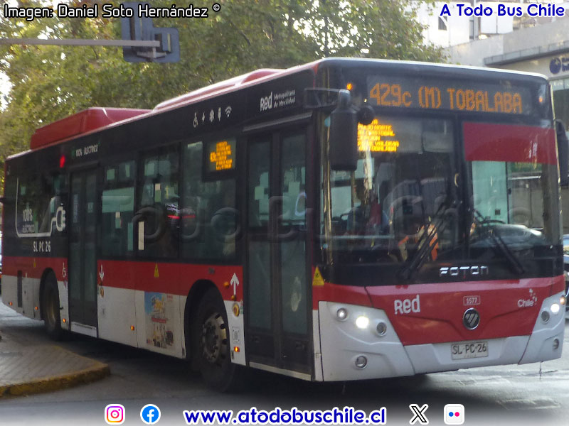 Foton E-Bus U-12 SC / Servicio Troncal 429c