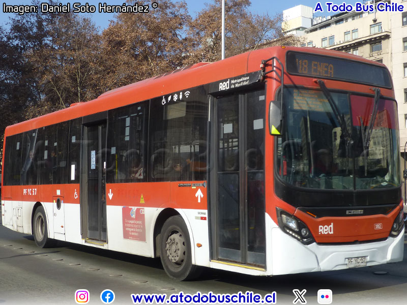 Induscar Caio Mondego II / Scania K-280UB eev6 / Servicio Troncal 418 (T1318)