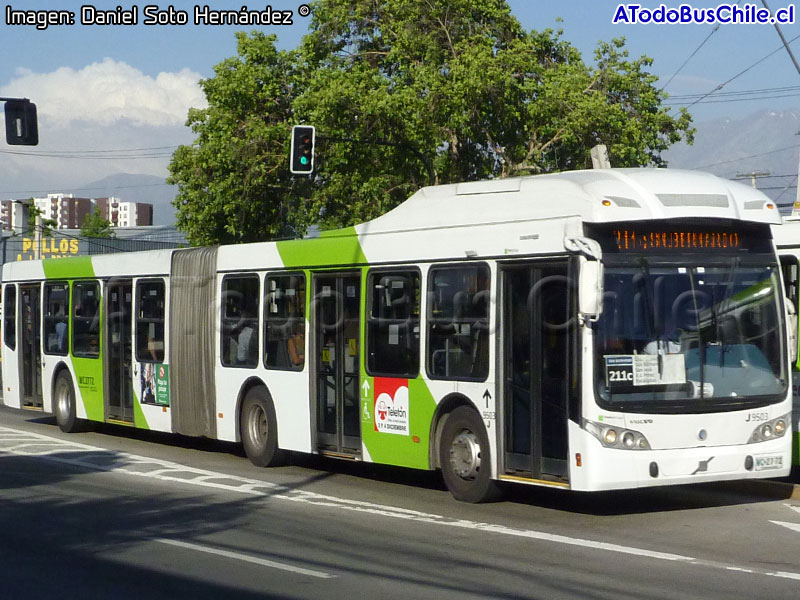Induscar Caio Mondego LA / Volvo B-9SALF / Servicio Troncal 211c