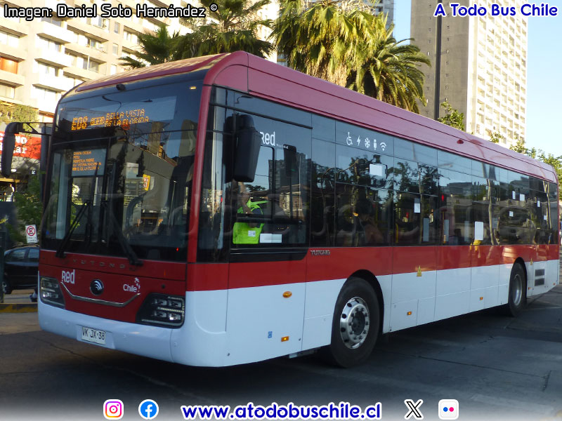 Yutong ZK6128BEVG / Servicio Alimentador E-08 (T1538)