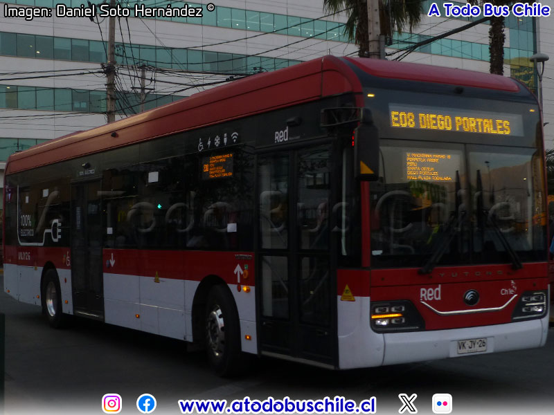 Yutong ZK6128BEVG / Servicio Alimentador E-08