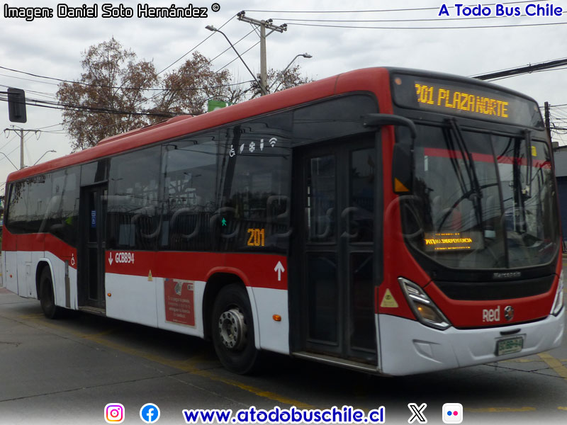 Marcopolo Torino Low Entry / Volvo B-8R-LE Euro6 / Servicio Troncal 201 (T1901)