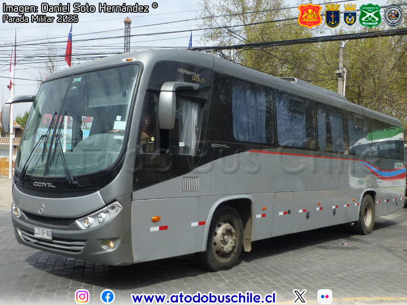 Comil Versatile Gold / Mercedes Benz OF-1724 BlueTec5 / Ejército de Chile (II y III División)