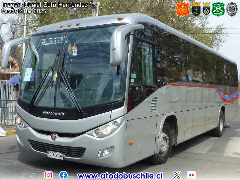 Marcopolo Ideale 770 / Mercedes Benz OF-1721 BlueTec5 / Ejército de Chile (II & III División)