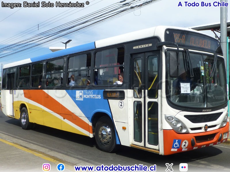 Marcopolo Torino / Mercedes Benz OF-1721 / Transportes Montecillos (Costa Rica)